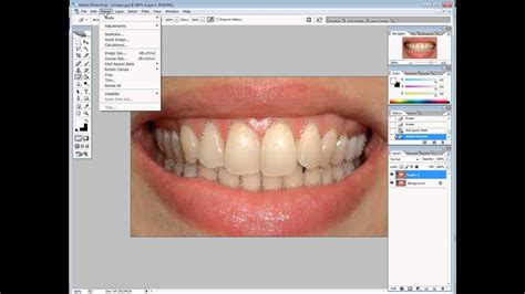 Como Clarear Os Dentes No Photoshop Cs2 YouTube