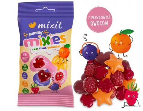 Owocowe Mixies Naturalne Cukierki Elki Niska Cena Na Allegro Pl