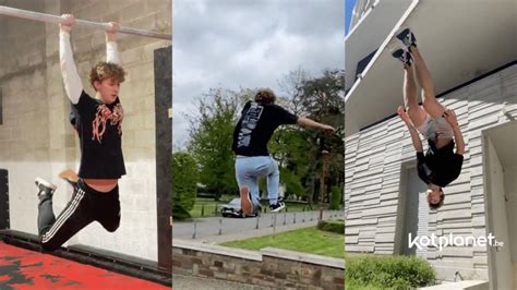 Étudiant et athlète de Parkour découvre le profil de Maxime Knapen