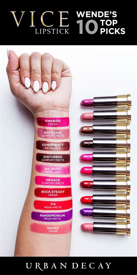 We Met Up With Wende Zomnir To Swatch Her Top Shades Of Vice