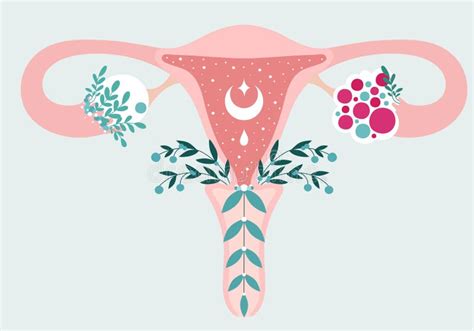 Ovary And Uterus Shape Abstract Geometric Square Box Pixel Pattern