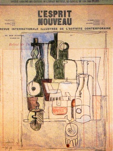 Couverture De Lesprit Nouveau Magazine Fond En Par Le Corbusier