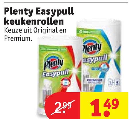 Plenty Keukenpapier Folder Aanbieding Bij Kruidvat Details