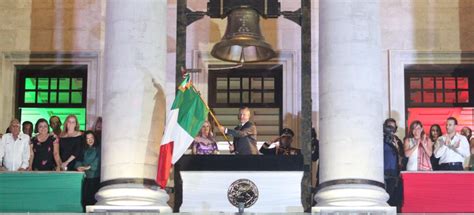 Encabeza Chucho Nader Emotiva Ceremonia Del Grito De Independencia