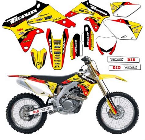 2001 2007 SUZUKI DRZ 125 DRZ125 GRAPHICS KIT DECALS MX 2002 2003 2004