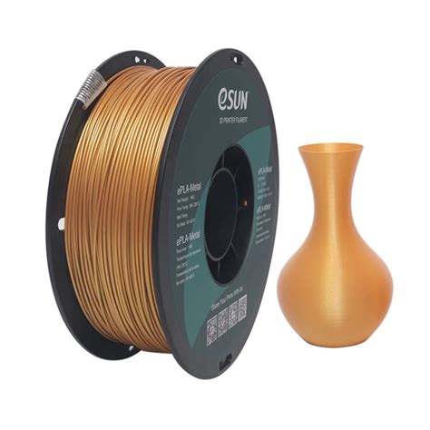 EPLA Metal Gold Filament 1 75mm 1Kg ESun Bastelgarage Elektronik