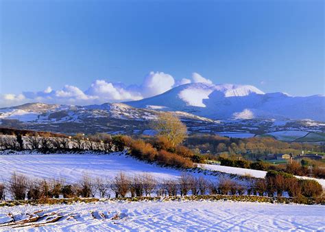 Mourne Mountains In Winter by Robert Louden