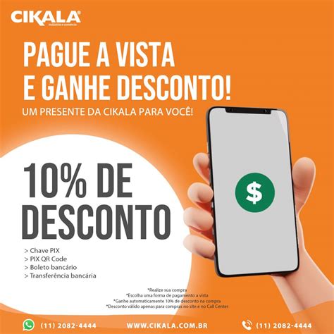 Voltamos O Desconto Em Pagamentos A Vista Na Loja Virtual