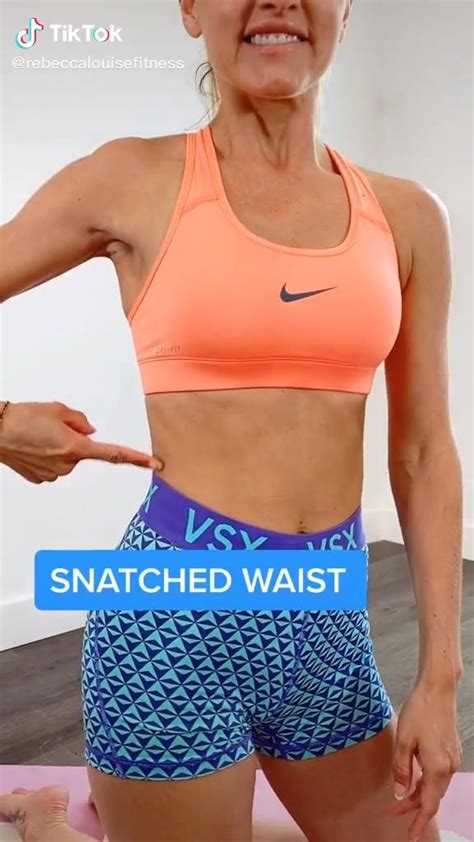 Snatched Waist Ab Workout At Home For Women Fitness Goals Tips And Tricks Video Workout