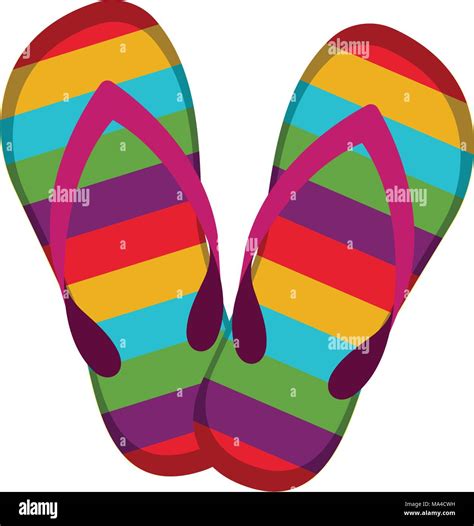 pair  sandas stock vector image art alamy