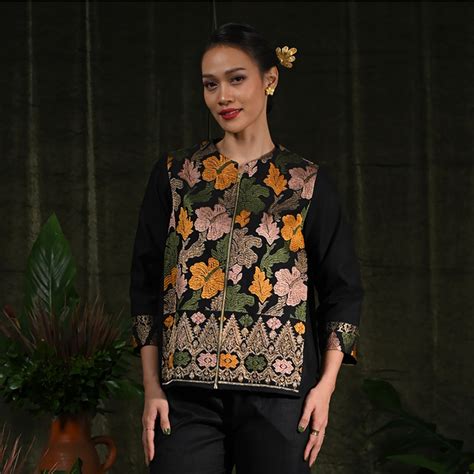 Jual Nona Rara Vivare Suksma T Baju Kerja Blouse Batik Wanita