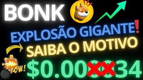 BONK URGENTE EXPLODINDO VAI CORTAR MAIS ZEROS SAIBHA QUANDO É LUA