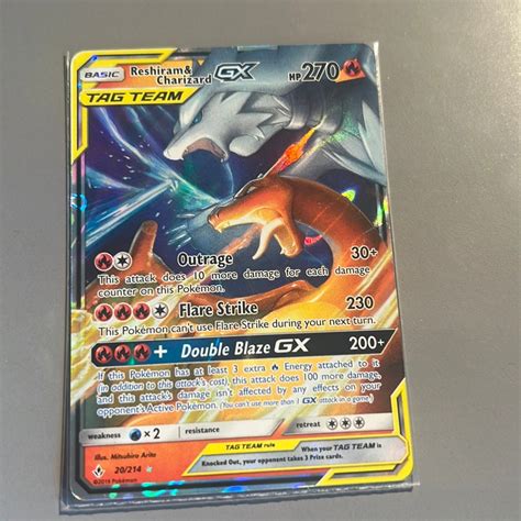 Se Produkter Som Liknar Rechiram Charizard Gx Tag T P Tradera