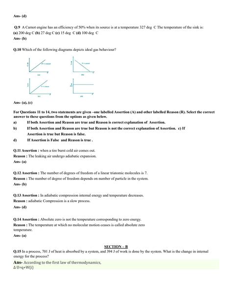 Solution Physics Th Thermodynamics And Ktg Practice Question Studypool