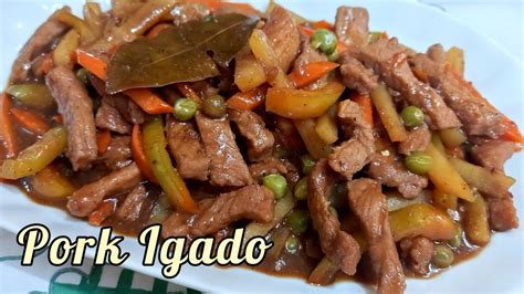 Pork Igado Easy Recipe Youtube