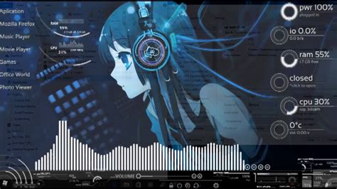 Anime Rainmeter Skins Windows 10 20 Best Rainmeter Skins Themes Images