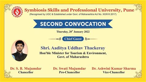 2nd Convocation Of Symbiosis Skills And Professional University Pune