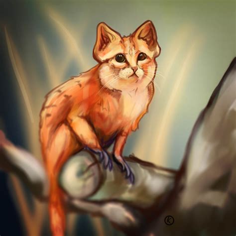 Art Blog — Sketch Daily - Hybrid Animals (Sand Cat + Golden...