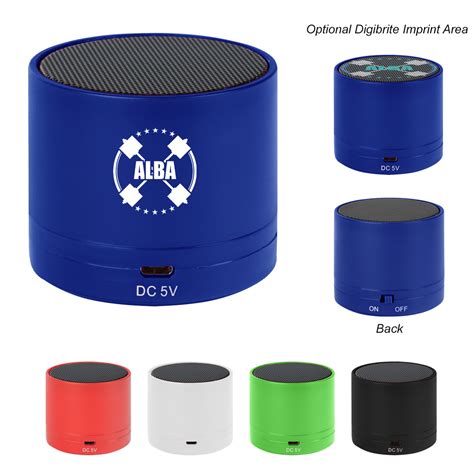 Custom Pla Wireless Mini Cylinder Speaker 26777 Caps To You