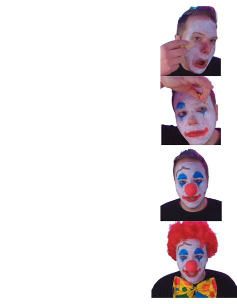 Clown Applying Makeup - Alternate Memes - Imgflip