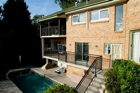 House with Swimming Pool stock photo. Image of sydney - 131354508