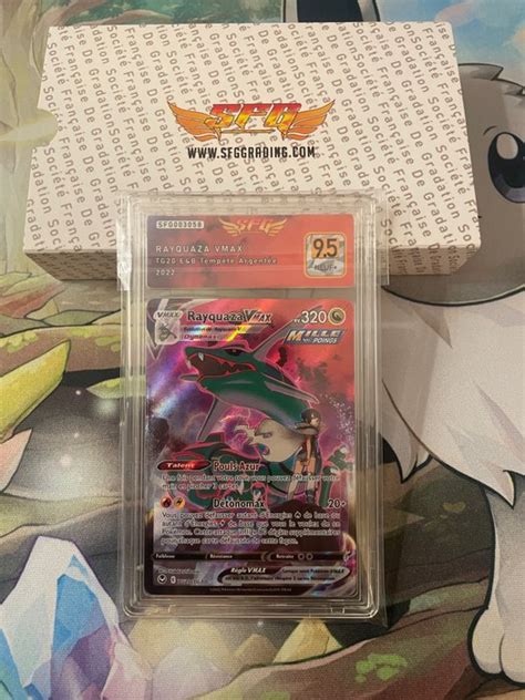 The Pok Mon Company Pok Mon Graded Card Rayquaza Vmax Catawiki