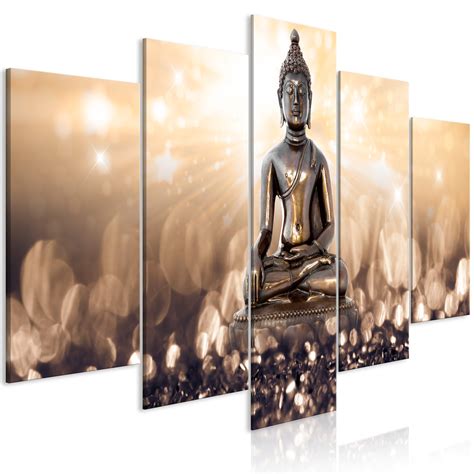 Buddha Orient Zen Spa Vlies Leinwand Deko Bilder Wandbild Xxl