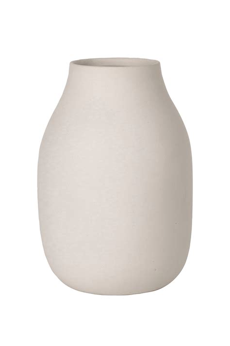 Blomus Maljakko Colora K 20 Cm Halkaisija 14 Cm Beige Ruukut