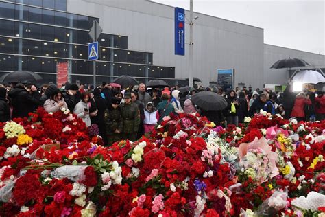 Moscow Attack Live Updates Concert Hall Massacre Suspects Charged With