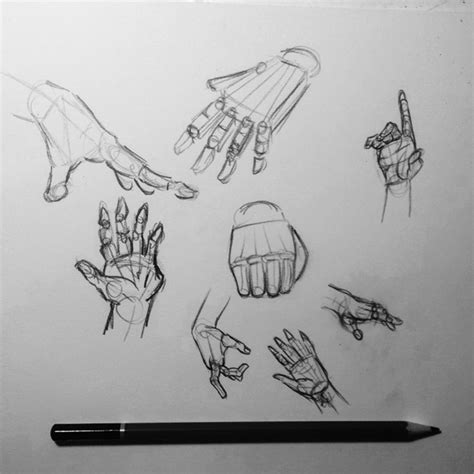 Hand Bones Drawing at PaintingValley.com | Explore collection of Hand ...