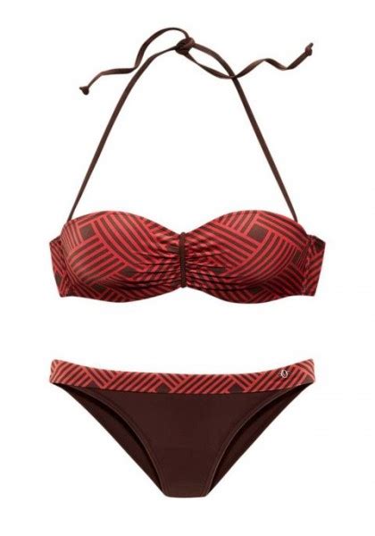 Bandeau Bikini Rot Braun Von S Oliver MyOnlyShop