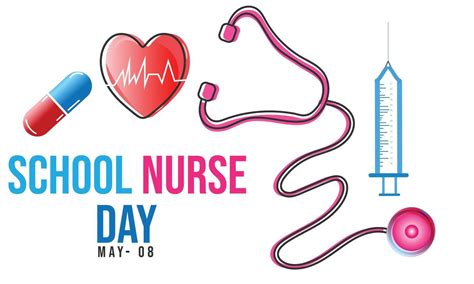 National School Nurse Day. background, banner, card, poster, template ...