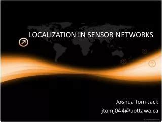 PPT Localization In Wireless Sensor Networks PowerPoint Presentation