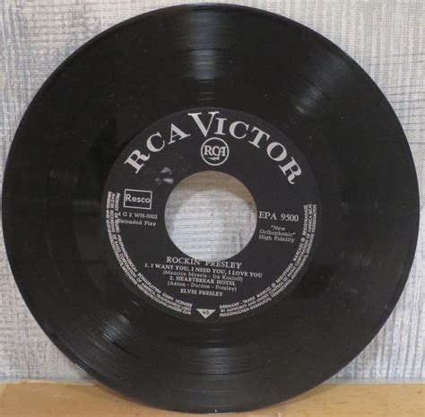 Elvis Presley Rockin Presley Ep Ger Press V Vinylkoll