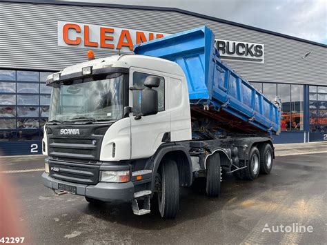 Savivartis Sunkvežimio Scania P 420 8x4 Retarder Manual Full Steel