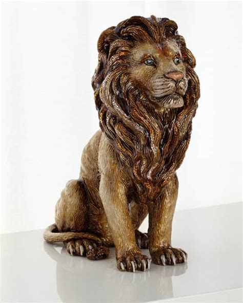 Jay Strongwater Majestic Lion Figurine Neiman Marcus