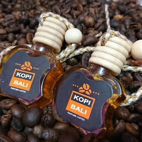 Jual Kopi Bali Botol Gantung Parfum Mobil Aroma Kopi Pewangi Pengharum