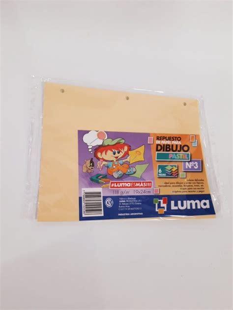 REPUESTO DE DIBUJO LUMA N3 PASTEL X6HJS Distribuidora La Colo