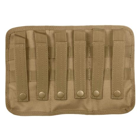 Rothco Coyote Brown Universal M O L L E Triple Mag Full Cover Rifle