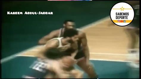 Kareem Abdul Jabbar Leyenda Nba Youtube