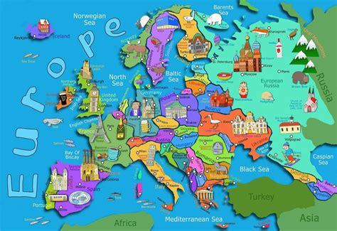 Quebra cabeça do mapa politico da Europa Puzzle Factory