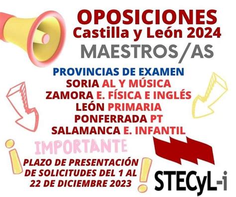 Oposiciones Stecyl I