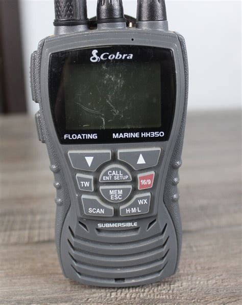 Cobra Marine Mr Hh Flt Marine Watt Floating Vhf Radio Used As Is