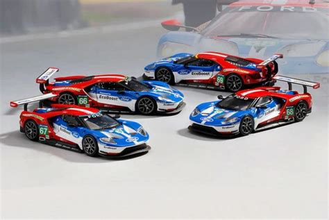 Group Of Four Mini Gt Ford Gt Lmgte Pro Hrs Of Le Mans