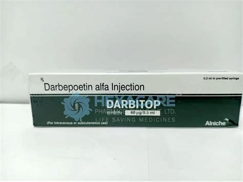 Darbitop Mcg At Rs Box Darbepoetin Alfa Injection In Chennai