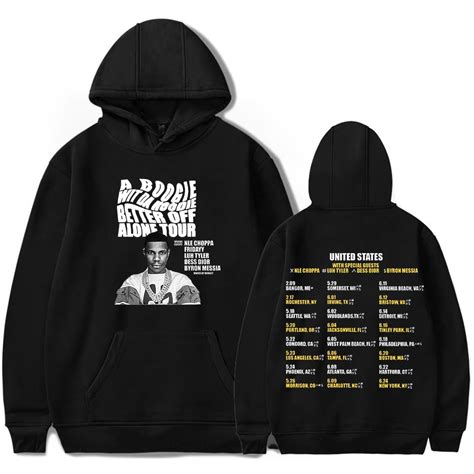 A Boogie Wit A Hoodie Better Off Alone Concer Tour 2024 Hoodies Merch