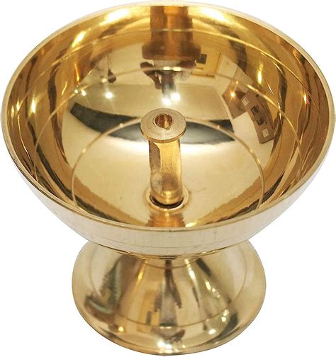 Buy Golden Brass Deep Akhand Jyoti Diya For Puja Brass Jyot Diya Akand