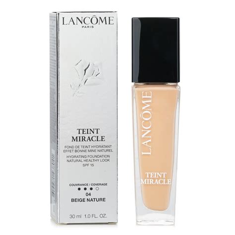 Lancome Teint Miracle Hydrating Foundation Natural Healthy Look Spf