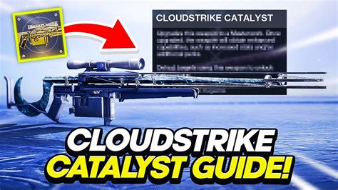 Cloudstrike Catalyst Guide Fastest Easiest Way To Get It Destiny 2