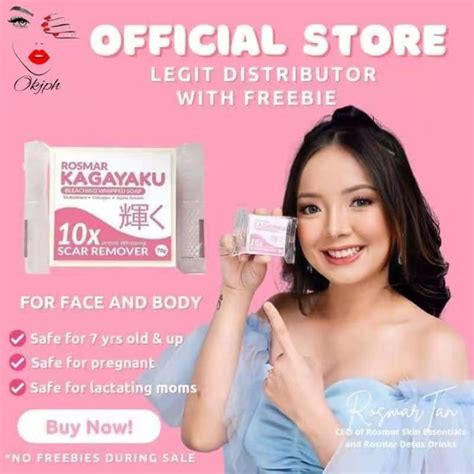 Original Rosmar Kagayaku Bleaching Whipped Soap X Whitening Scar